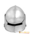 Elmo medievale German Sallet, con fodera imbottita