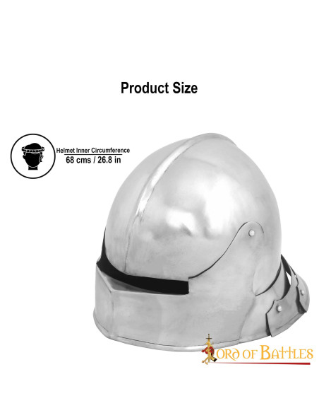 Elmo medievale German Sallet, con...