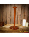 Supporto in legno per caschi, altezza 45,7 cm.