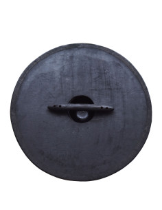 Scudo vichingo dipinto con Raven e Triquettes, 61 cm. O 2