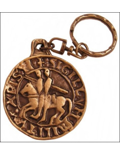 Portachiavi sigillo templare