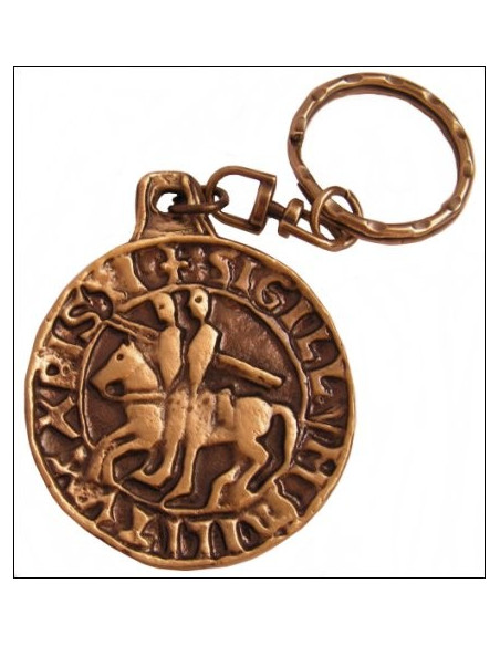 Portachiavi sigillo templare