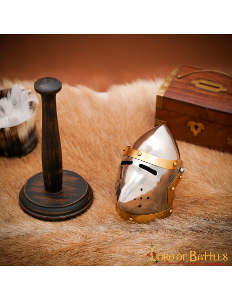 Casco bacinete Mini Pig Face, con...