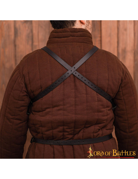 Corazza gotica in acciaio dolce lucido