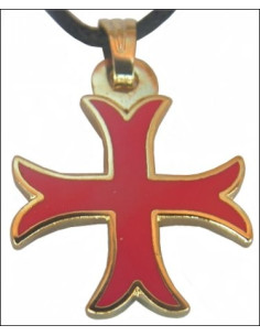Ciondolo a croce templare