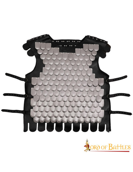 Armatura vichinga di pelle e squame LARP