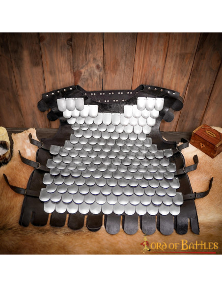 Armatura vichinga di pelle e squame LARP