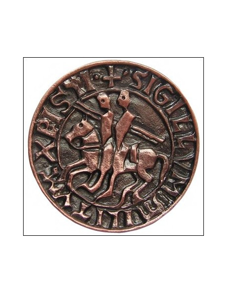 Magnete sigillo templare, finitura rame