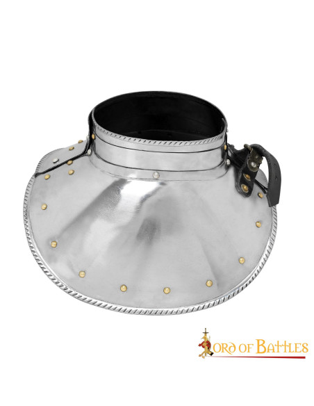 Gorgiera medievale Tarda Età, acciaio...