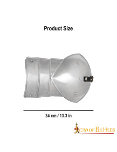 Spalline Soldato Medievale Fantasia, Acciaio Dolce 2