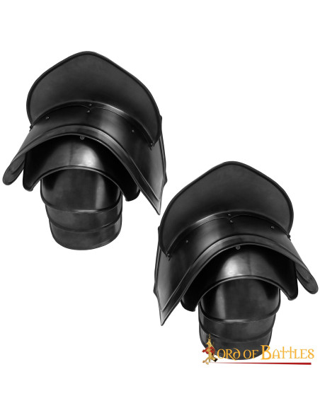 Spalline nere di Fantasy Knight con...