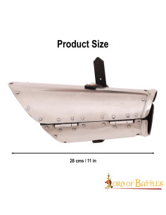 Bracciale Warrior in metallo, acciaio dolce 2