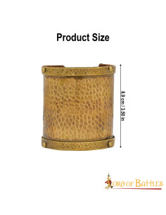 Bracciale decorato in ottone massiccio 2