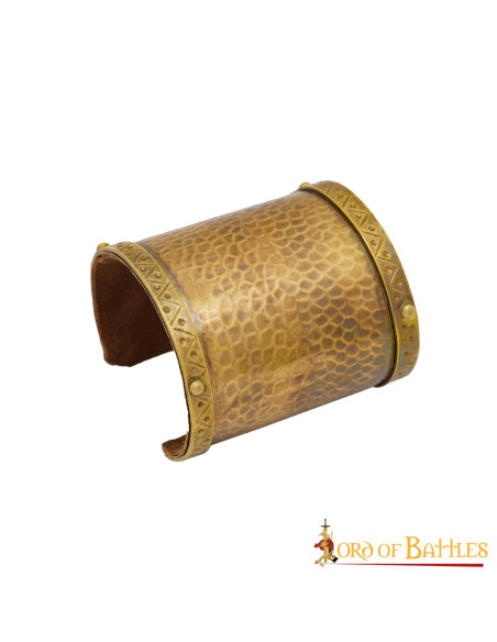 Bracciale decorato in ottone massiccio