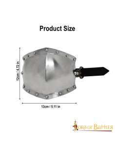 Gomitiera medievale in acciaio dolce, S. XIII-XIV 2