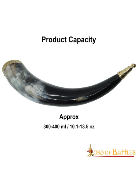 Autentico corno di bue vichingo da...