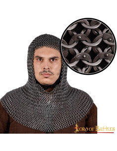 Cotta di maglia del boia rivettata e anello piatto...