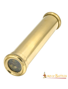 Caleidoscopio medievale in ottone, fatto a mano