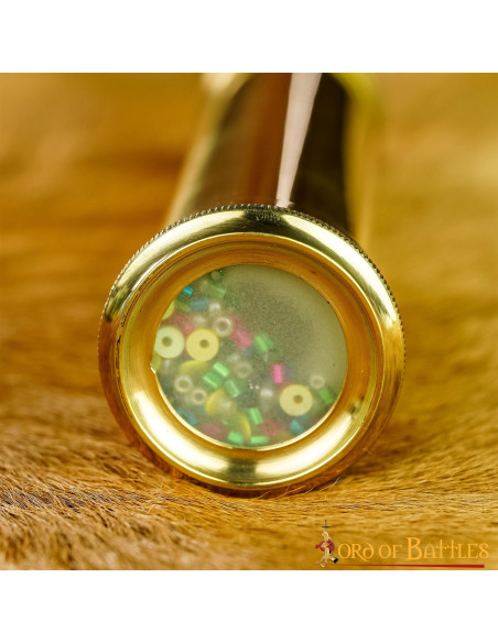 Caleidoscopio medievale in ottone,...