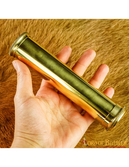 Caleidoscopio medievale in ottone,...