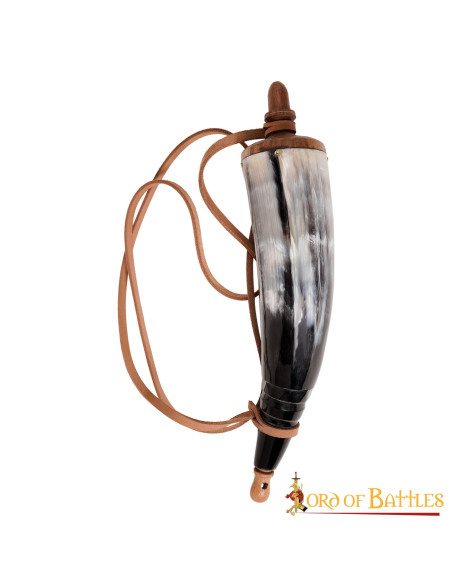 Polvere da sparo realizzata in corno...