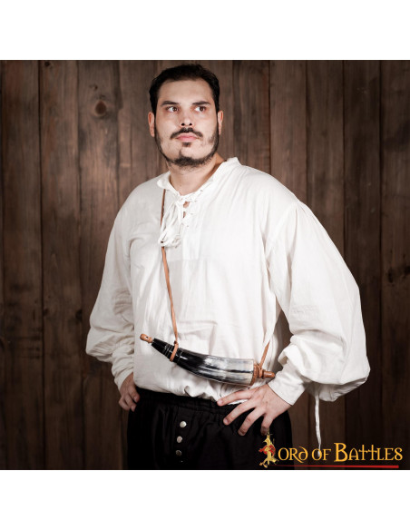 Polvere da sparo realizzata in corno...