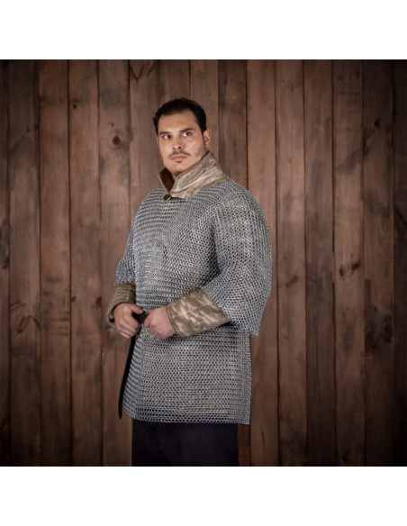 Cotta di maglia Haubergeon maniche...