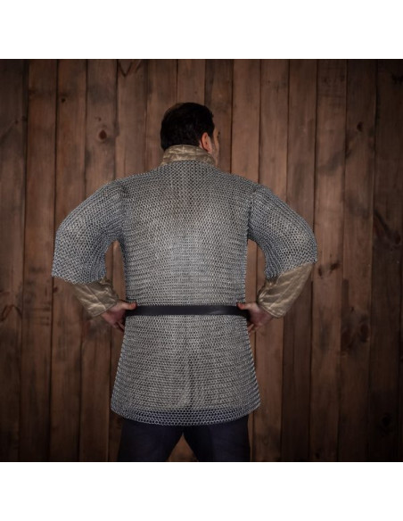 Cotta di maglia Haubergeon maniche...