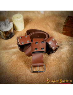 Cintura in pelle fatta a mano per LARP e Cosplay