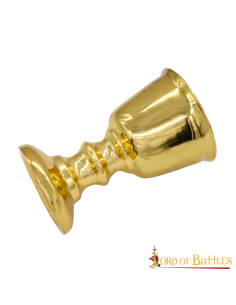 Calice cerimoniale medievale in ottone (150-200 ml.) 2