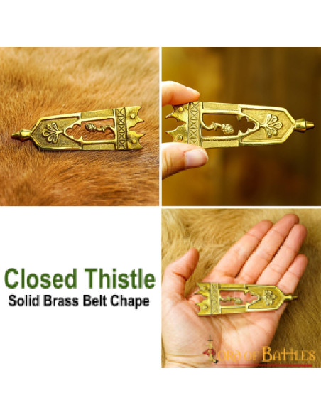 Chiusura con cintura medievale ottonata