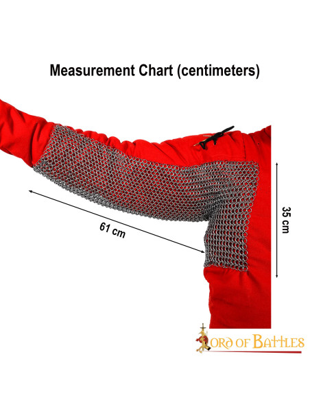Cotta di maglia per tricipiti, gomito...