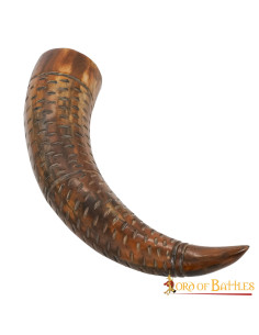 Corno potorio vichingo su corno di bue (400-500 ml.)
