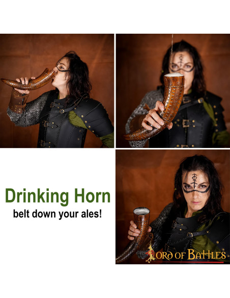 Corno potorio vichingo su corno di...