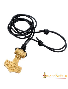 Ciondolo martello vichingo Mjolnir in ottone 2