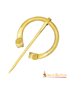 Fibula medievale in ottone