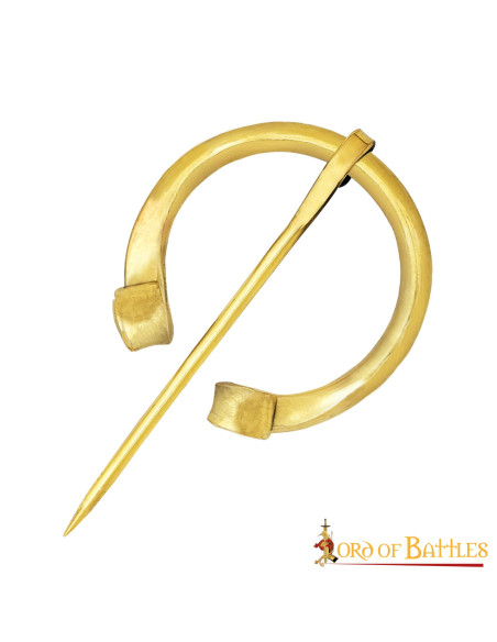 Fibula medievale in ottone