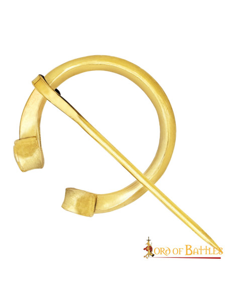 Fibula medievale in ottone