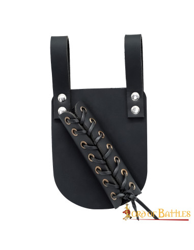 Baldric in pelle per pugnale o spada, mano destra
