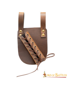 Baldric in pelle per pugnale o spada, mano destra 2