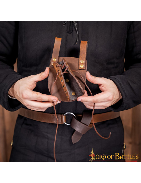 Baldric in pelle per pugnale o spada,...