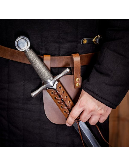 Baldric in pelle per pugnale o spada,...