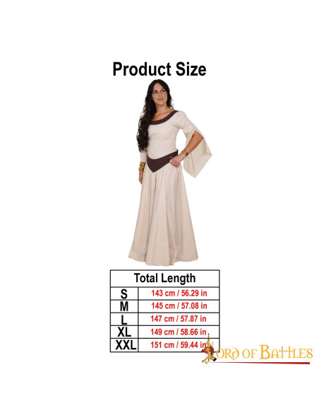 Fanciulla di campagna in abito medievale