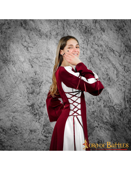 Abito medievale da donna Zuria,...
