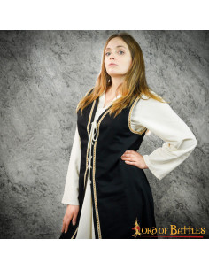 Brial Julietta medievale in nero 2