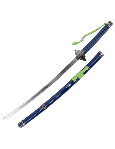 Katana decorativa Rin Okumura di Blue...