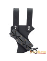 Baldric per spade e asce regolabili in nero