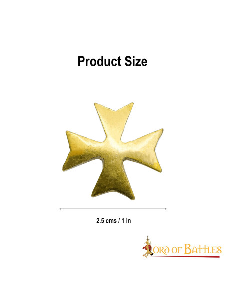 Set di 5 Croci Templari in ottone...