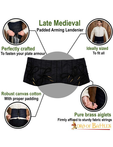 Ampia cintura imbottita per costruire...