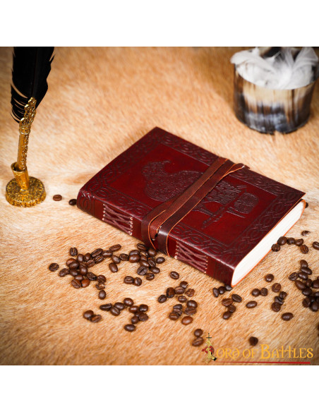 Diario in pelle aquila celtica